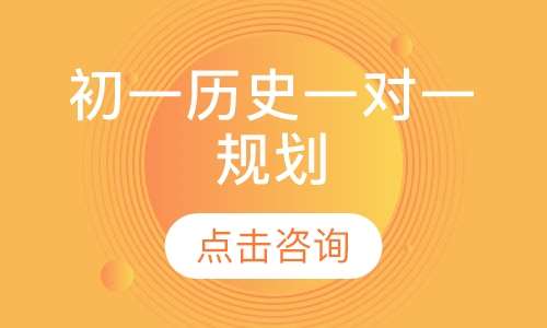 初一历史一对一辅导