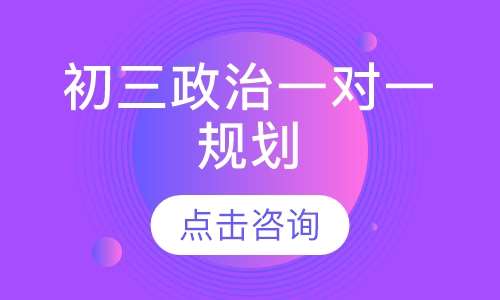 初三政治一对一辅导